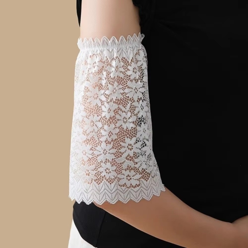 Travel Accessories Unisex - Casual Solid Color Lace Floral Cuffs