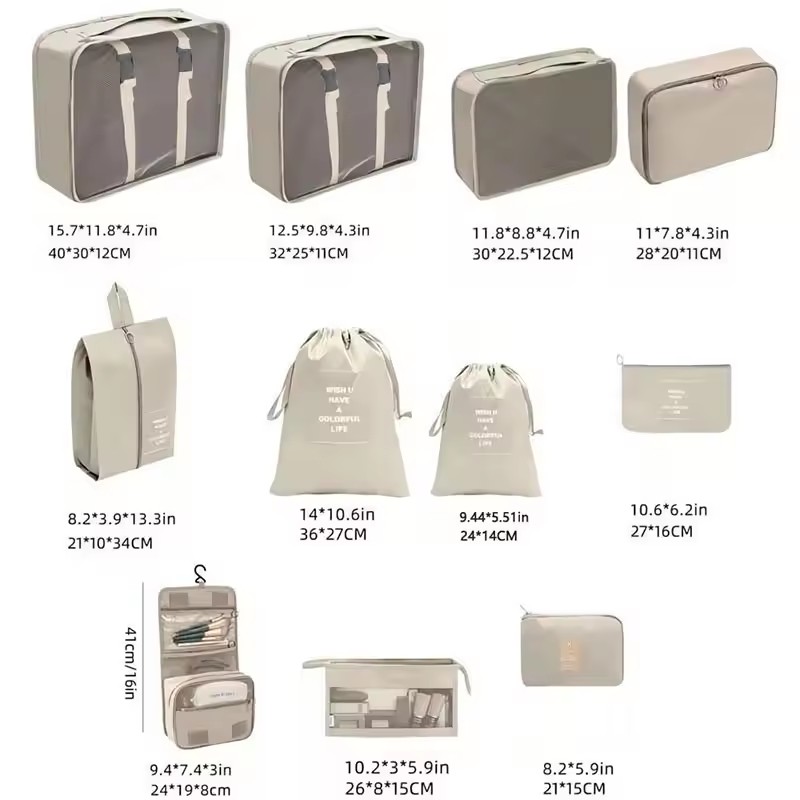 Travel Storage Bags Set 7/8/9/ - Travel Accessories Packing Cubes review and price