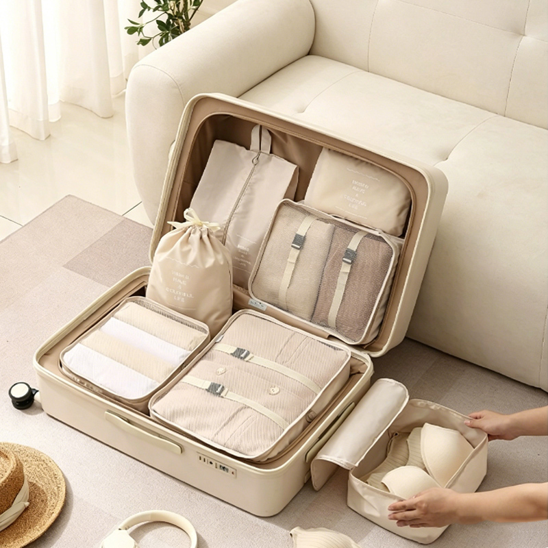 7-Piece Packing Cubes Set - Tr - Travel Accessories Packing Cubes review and price