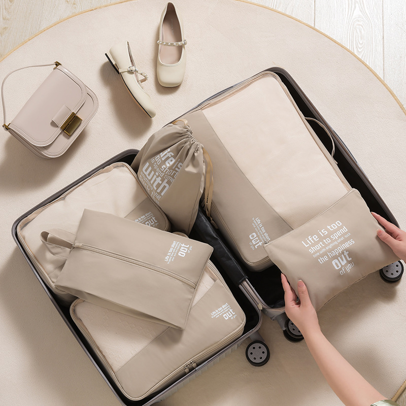 A QX2E 6 Pieces Travel Luggage - Travel Accessories Packing Cubes review and price