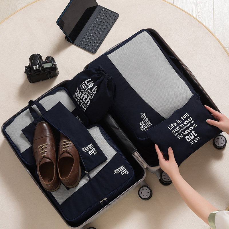 A QX2E 6 Pieces Travel Luggage - Travel Accessories Packing Cubes review and price