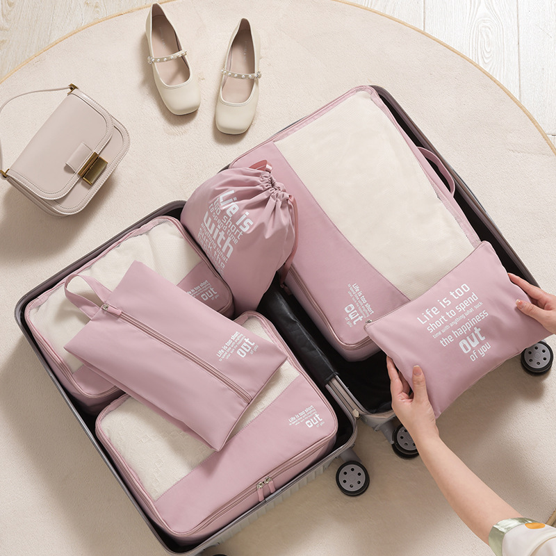 A QX2E 6 Pieces Travel Luggage - Travel Accessories Packing Cubes review and price