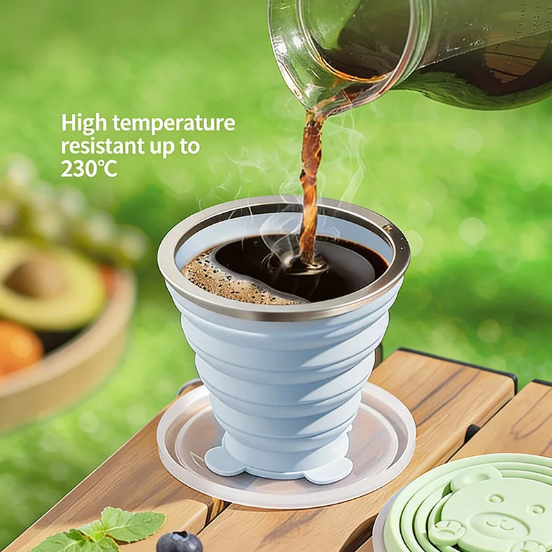 Portable Foldable Silicone Cup - Water Bottle Collapsible review and price