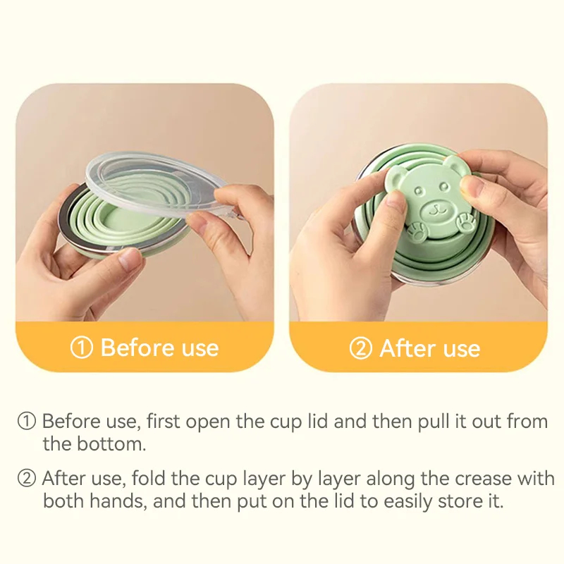Portable Foldable Silicone Cup - Water Bottle Collapsible review and price