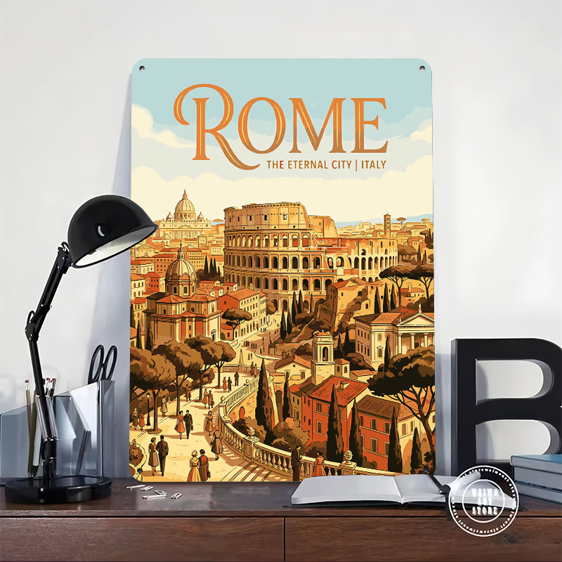 Vintage Rome Travel Printed Po - Travel Accessories Rome review and price
