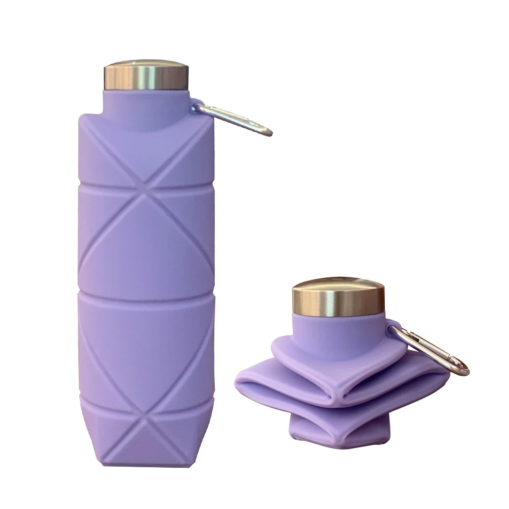 1Pcs Silicone Diamond Folding  - Water Bottle Collapsible review and price