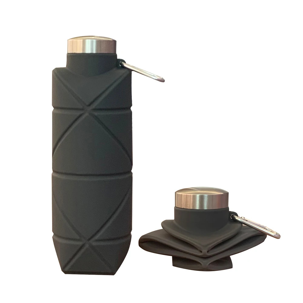 1Pcs Silicone Diamond Folding  - Water Bottle Collapsible review and price
