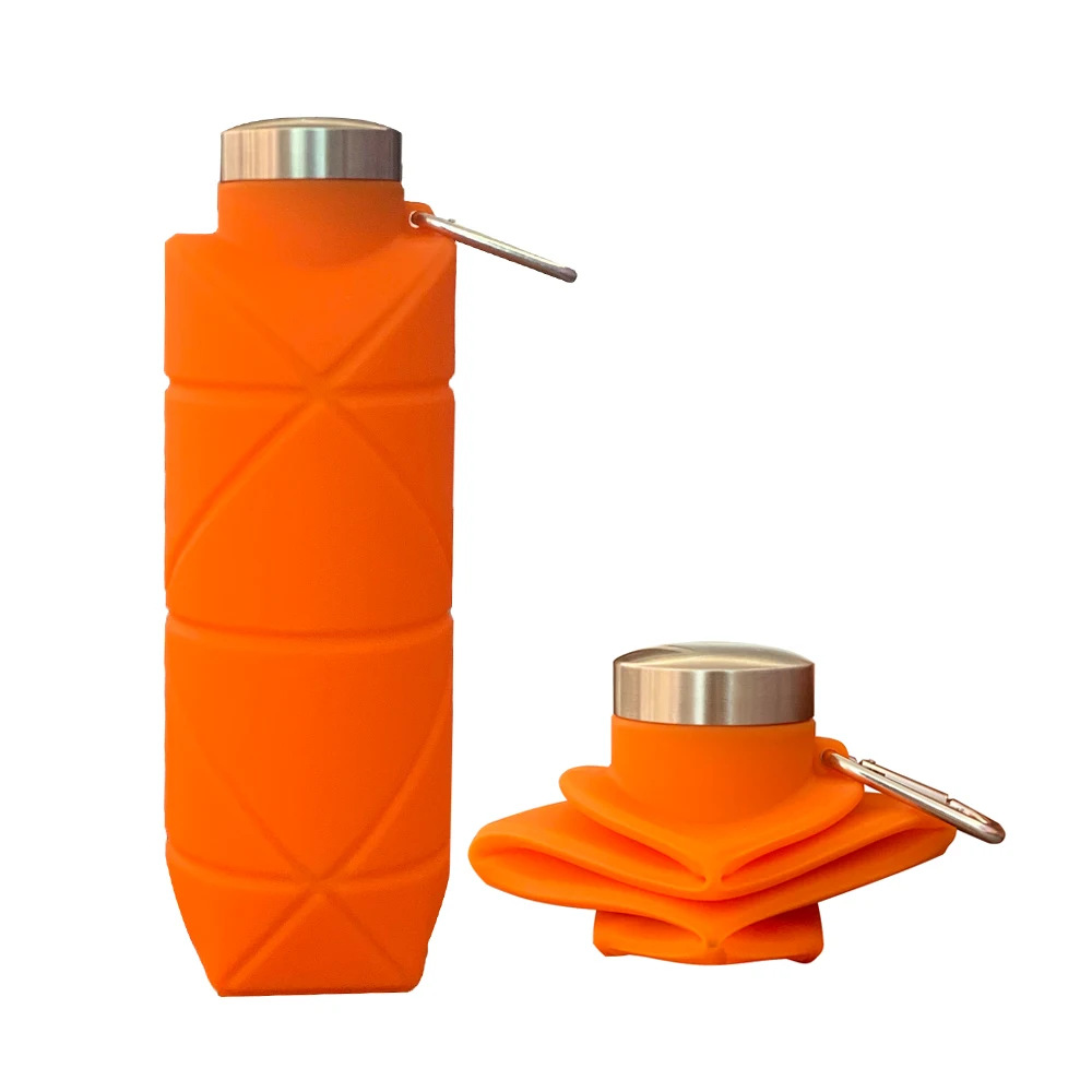 1Pcs Silicone Diamond Folding  - Water Bottle Collapsible review and price