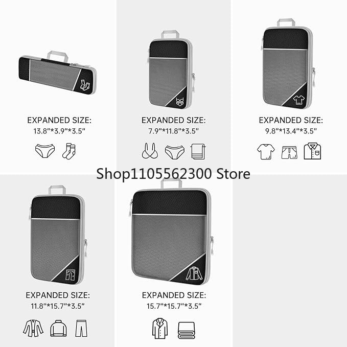 Compression Packing Cube Set E - Travel Accessories Packing Cubes review and price