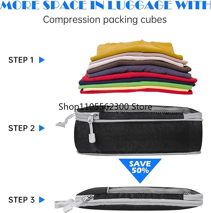 Compression Packing Cube Set E - Travel Accessories Packing Cubes review and price