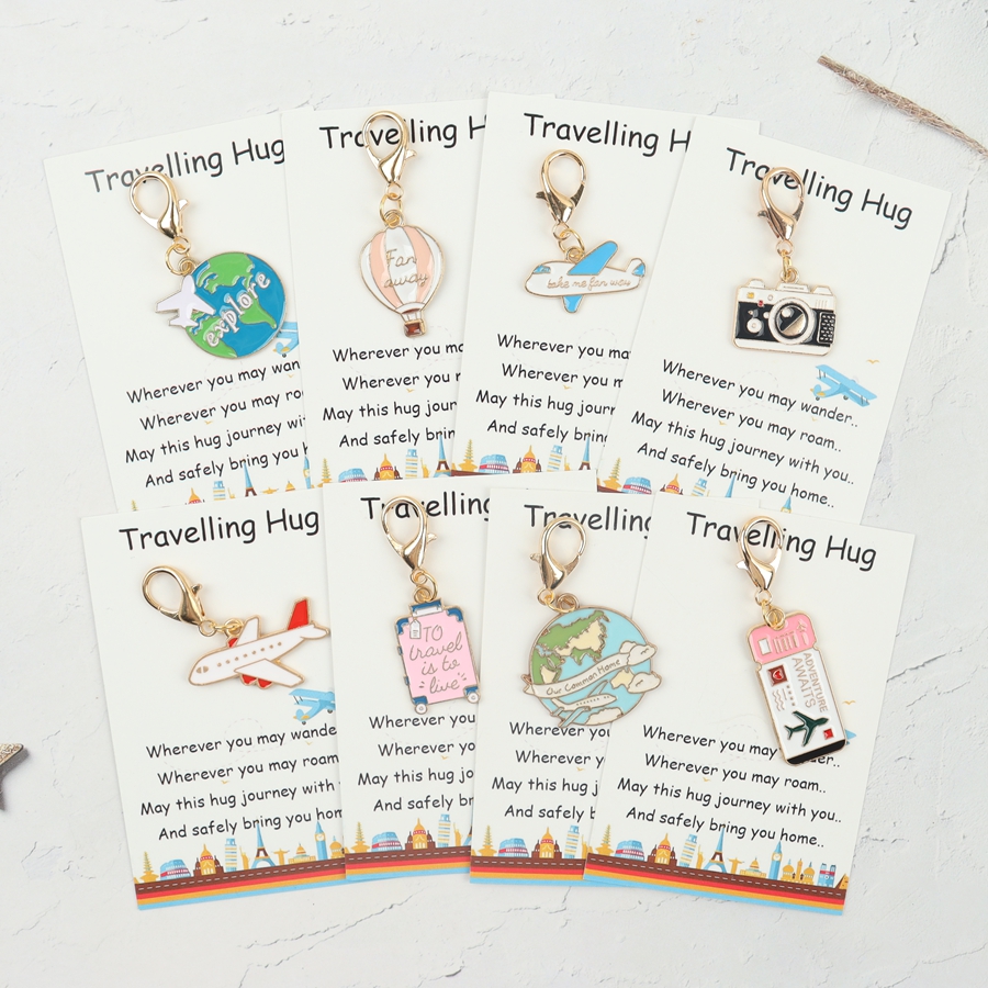 8-Piece Travel Keychain Set, P - Travel Accessories As Gifts review and price