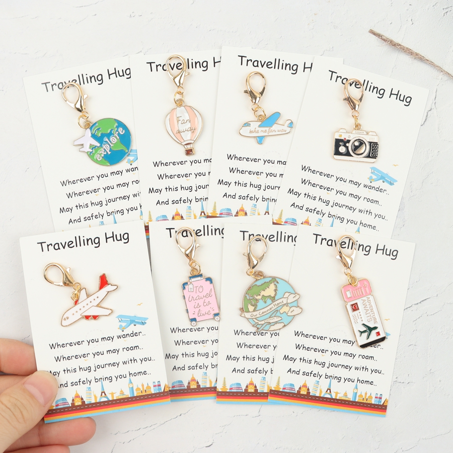 8-Piece Travel Keychain Set, P - Travel Accessories As Gifts review and price