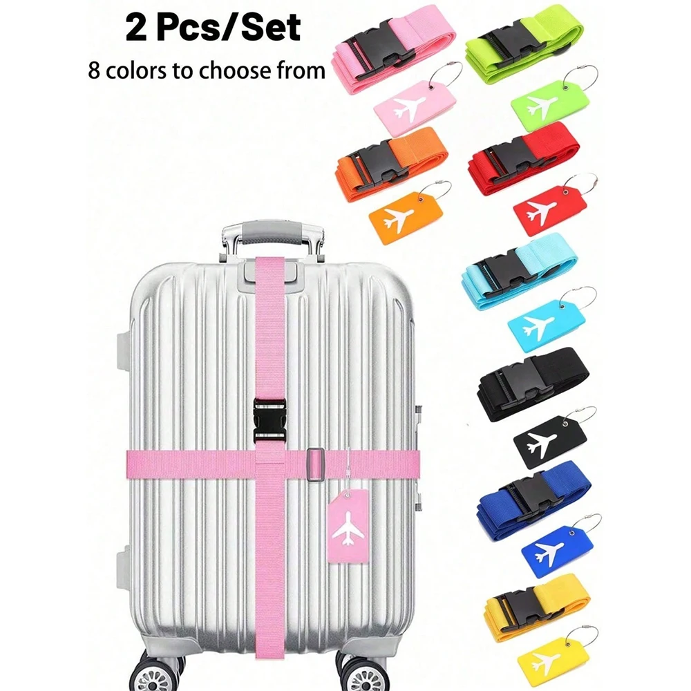 Luggage Strap Set with Luggage - Travel Accessories Gift Set review and price