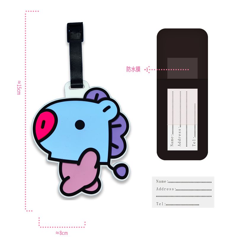 BT21 cartoon cute keychain Kaw - Travel Accessories Gifts review and price