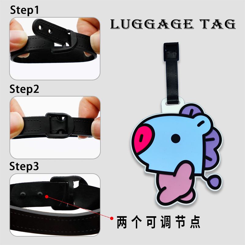 BT21 cartoon cute keychain Kaw - Travel Accessories Gifts review and price