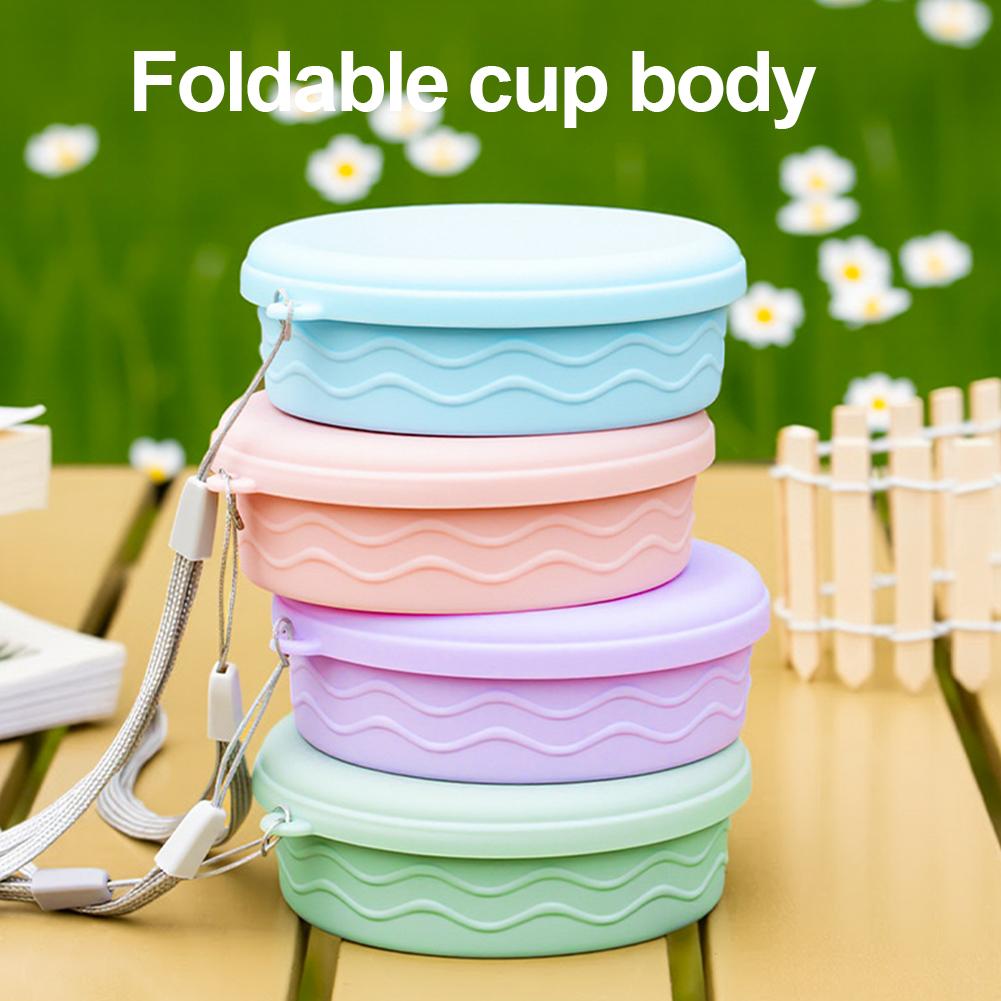 Foldable Silicone Cup With Lid - Water Bottle Collapsible review and price