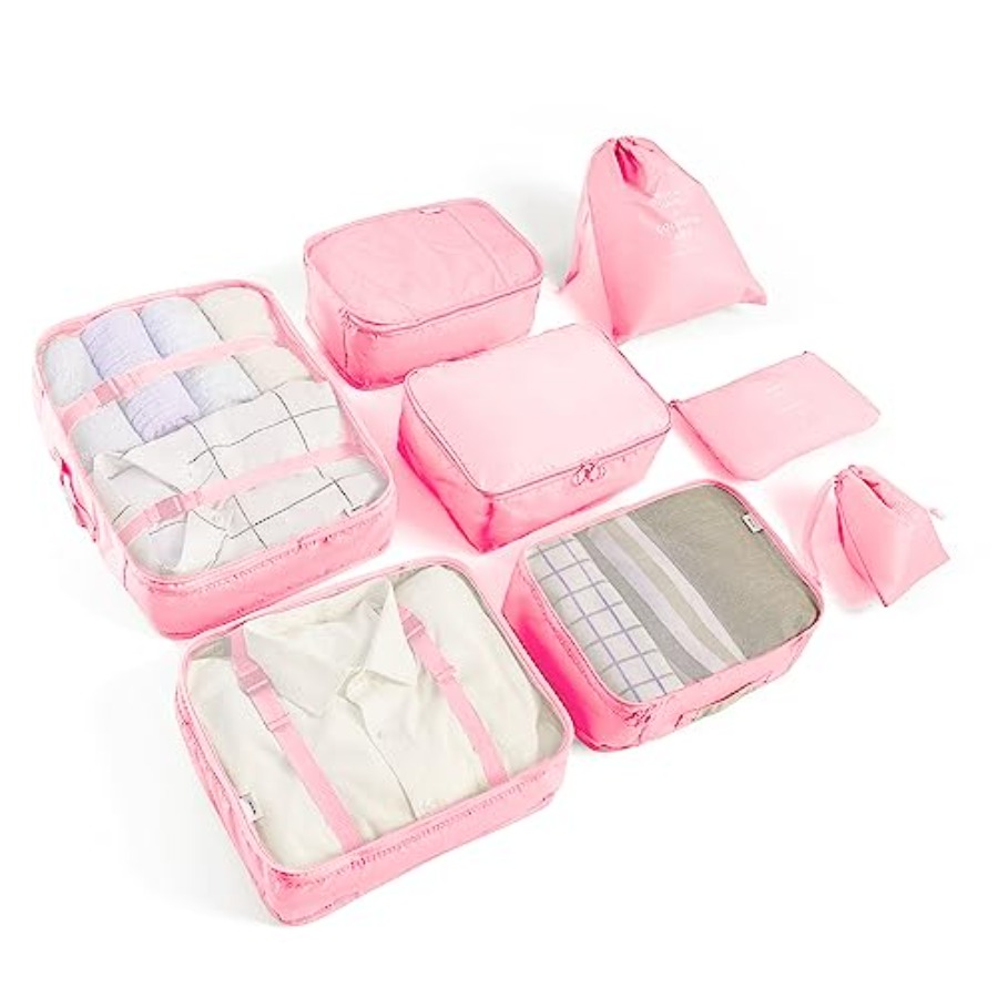 6/8 Set Packing Cubes for Suit - Travel Accessories Packing Cubes review and price