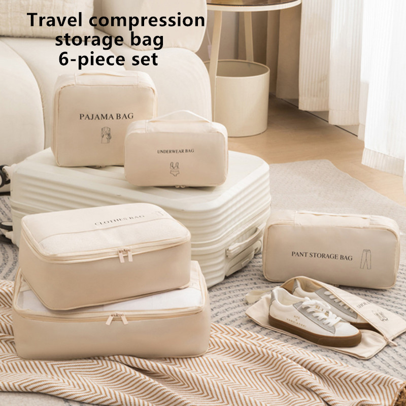 6Pcs/Set Travel Compression Pa - Travel Accessories Packing Cubes review and price