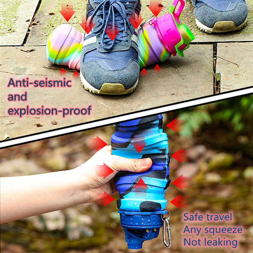 Leeseph Silicone Collapsible W - Water Bottle Collapsible review and price