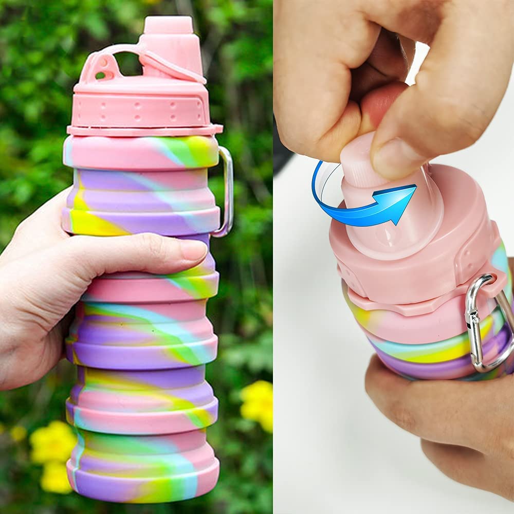 Leeseph Silicone Collapsible W - Water Bottle Collapsible review and price