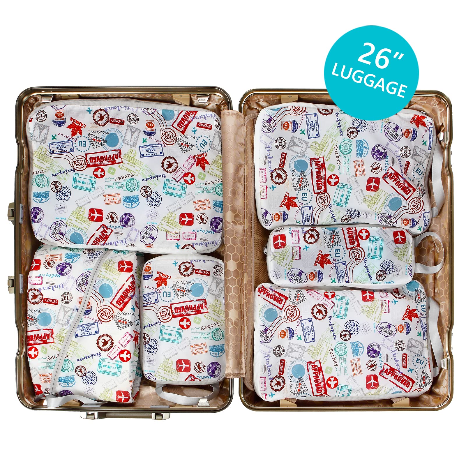4/6PCS Travel Compression Pack - Travel Accessories Packing Cubes review and price