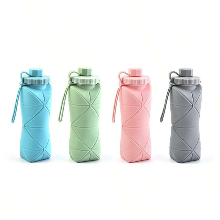 1Pc 600mlLarge Collapsible Sil - Water Bottle Collapsible review and price