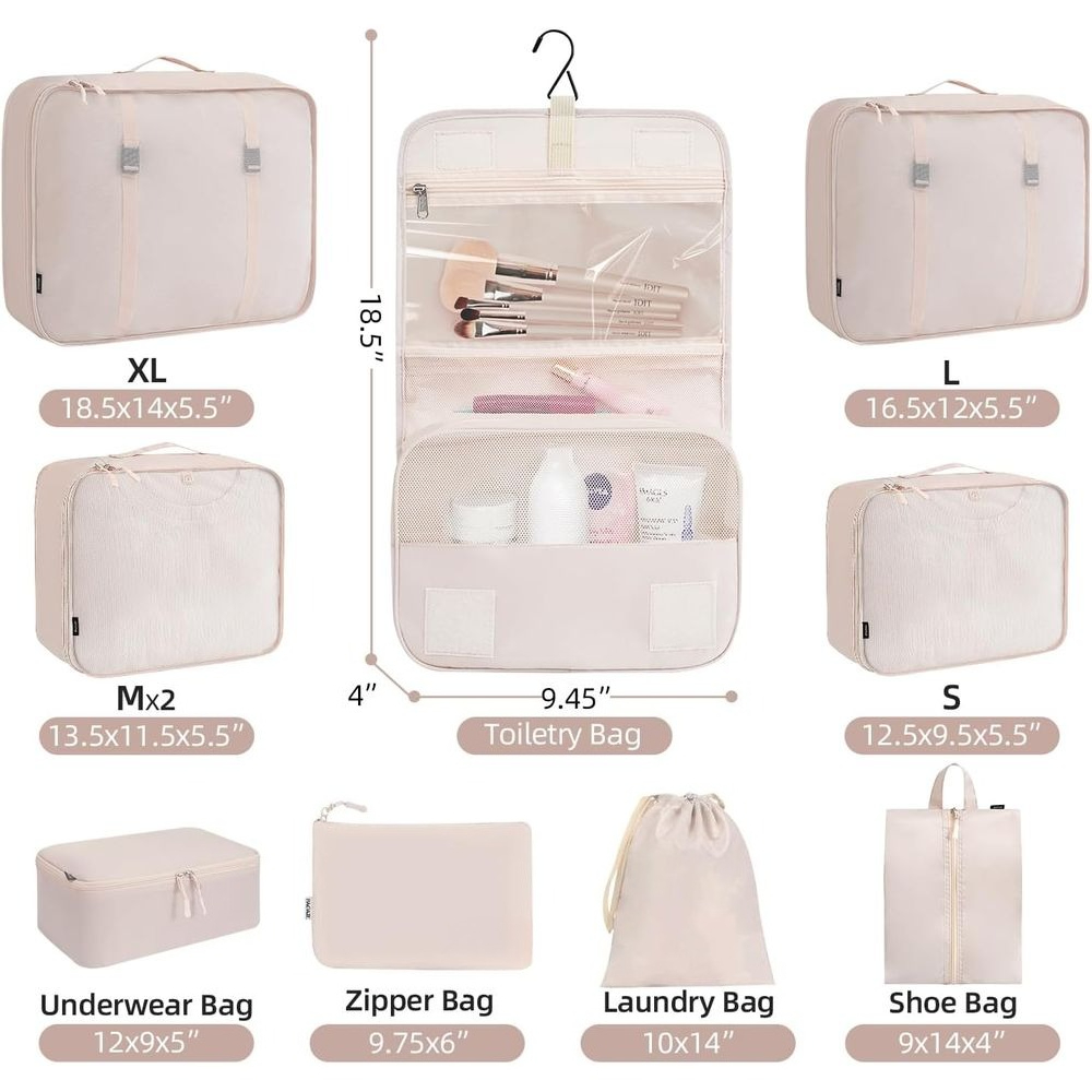 Set/8 Set/10 Set Packing Cubes - Travel Accessories Packing Cubes review and price