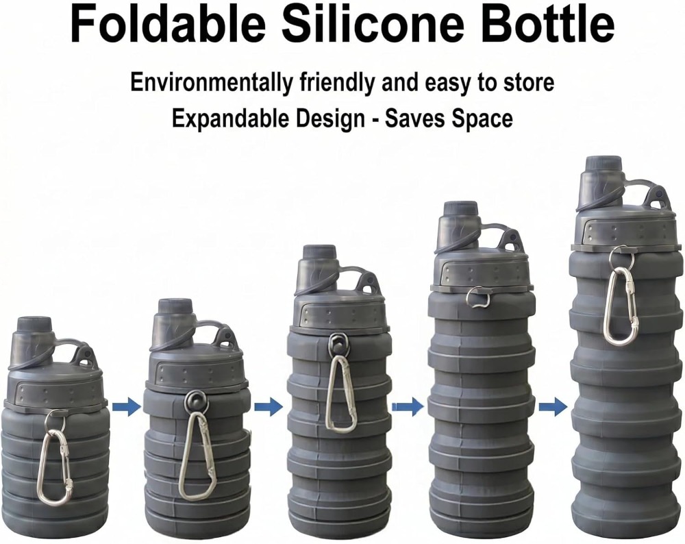 Collapsible Water Bottle 500ml - Water Bottle Collapsible review and price