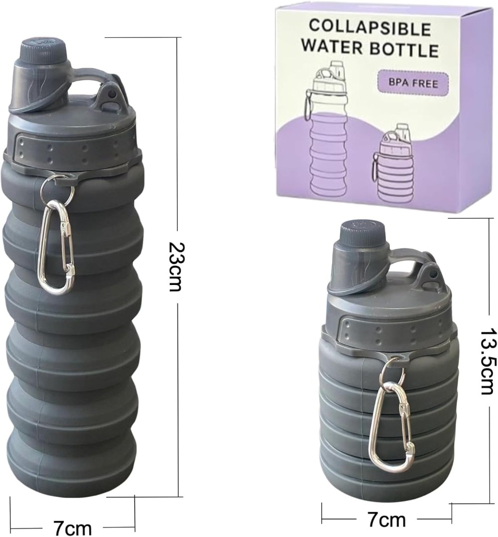 Collapsible Water Bottle 500ml - Water Bottle Collapsible review and price
