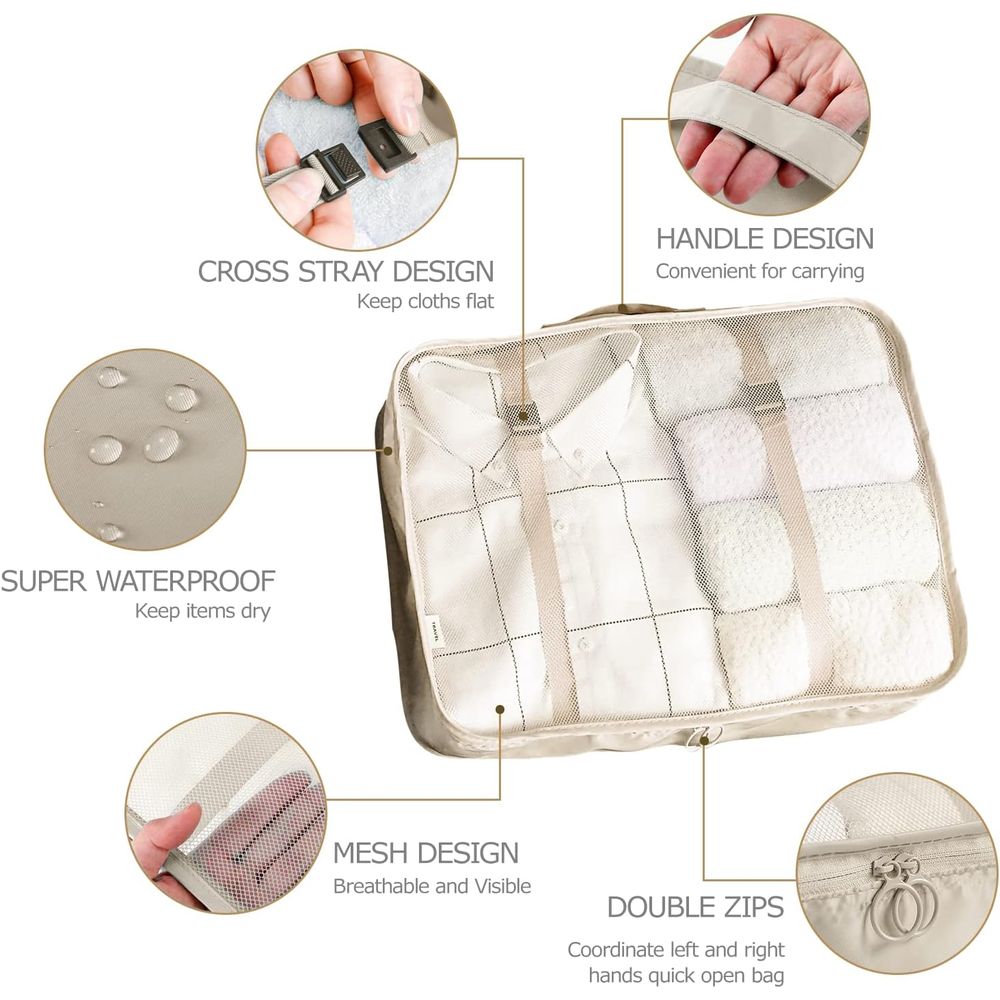 Set Packing Cubes or Suitcases - Travel Accessories Packing Cubes review and price