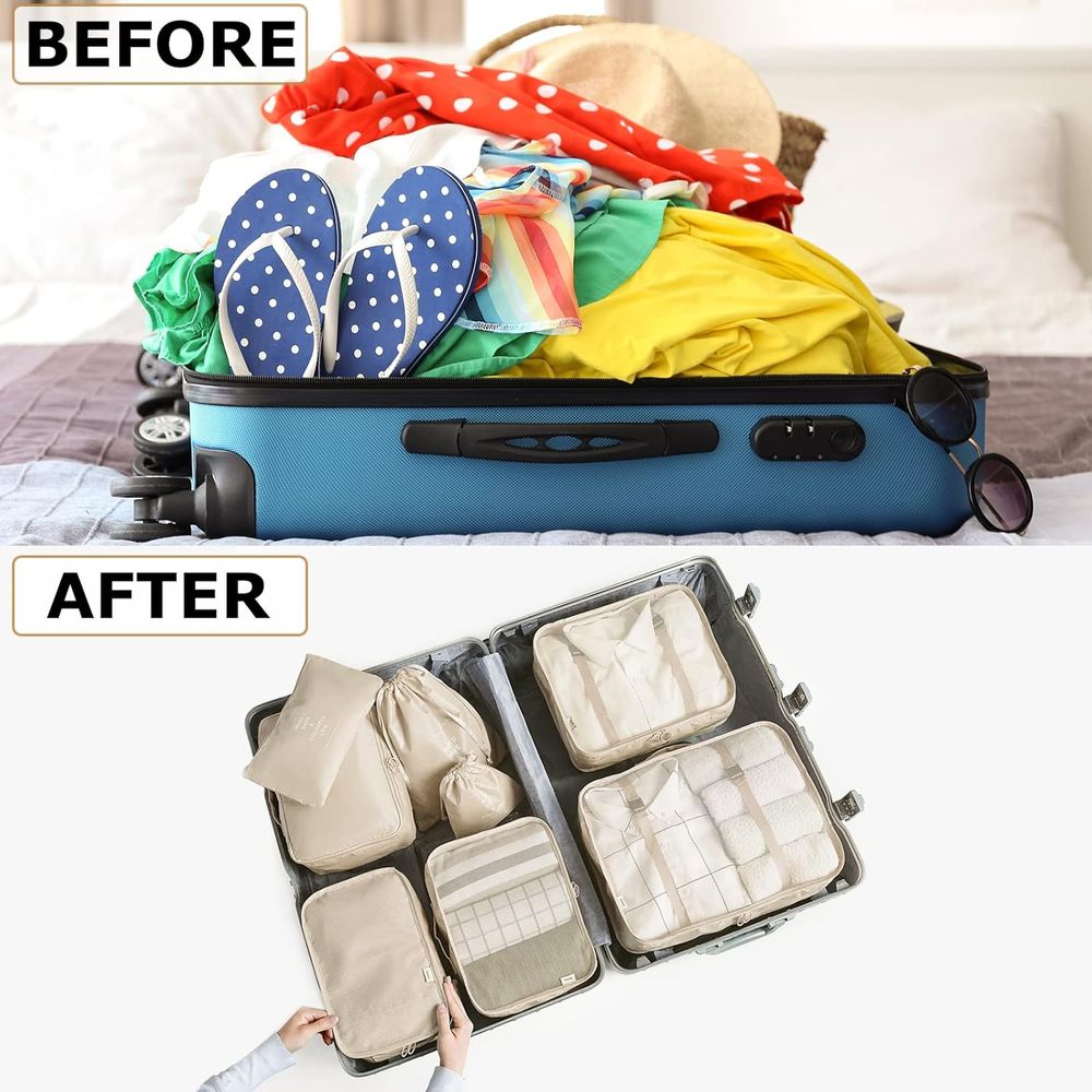 Set Packing Cubes or Suitcases - Travel Accessories Packing Cubes review and price