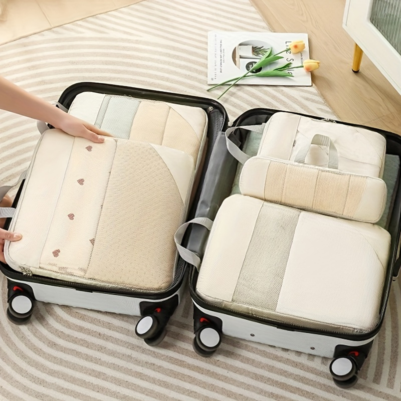 5PCS Compression Packing Cubes - Travel Accessories Packing Cubes review and price