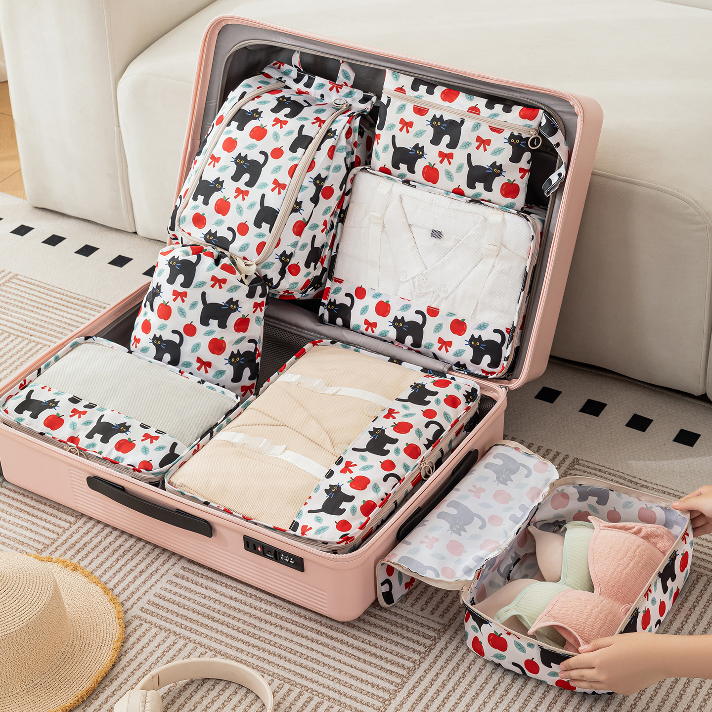 7-Piece Travel Organizer Bags  - Travel Accessories Packing Cubes review and price
