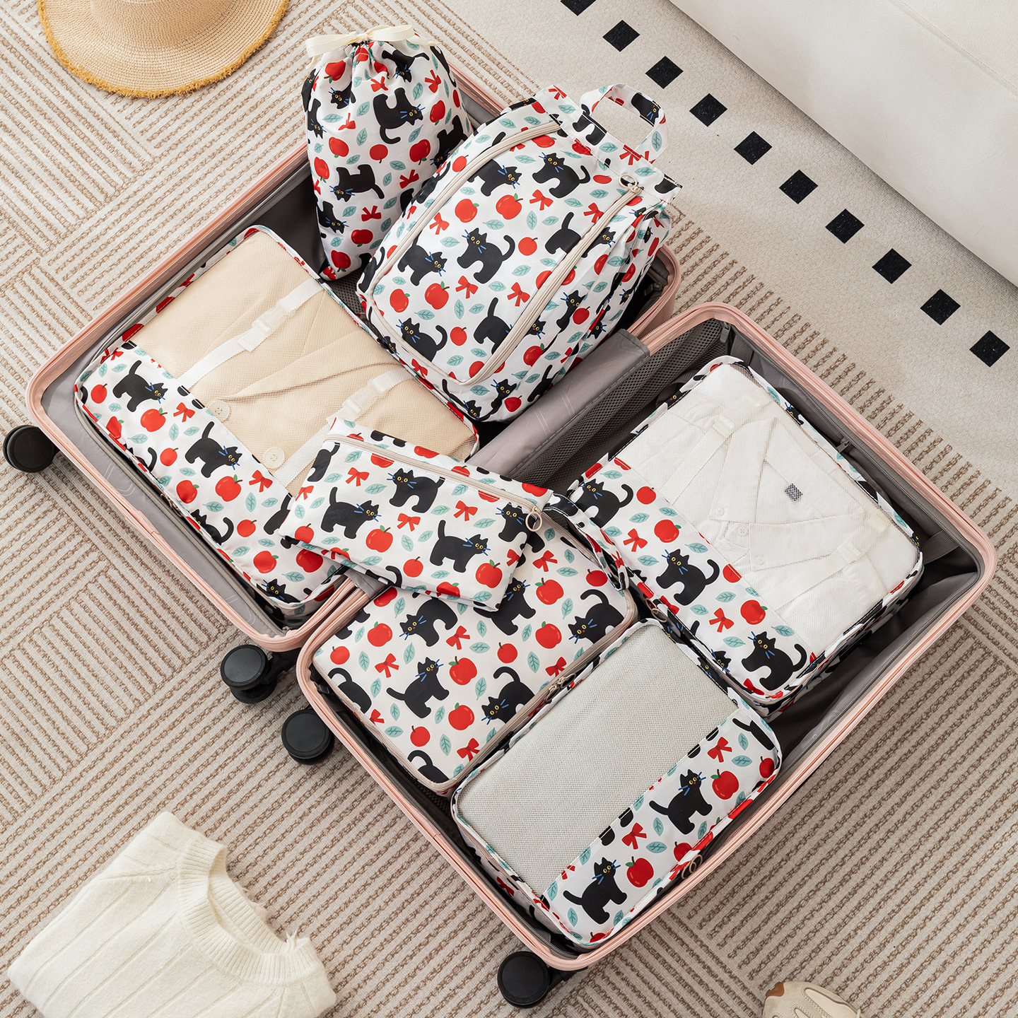 7-Piece Travel Organizer Bags  - Travel Accessories Packing Cubes review and price