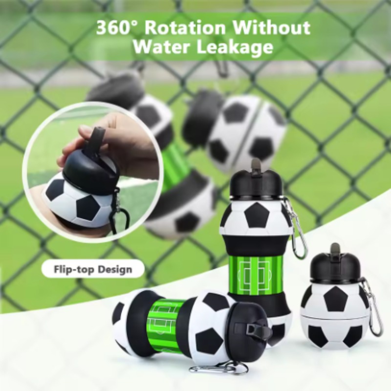 Football Silicone Collapsible  - Water Bottle Collapsible review and price