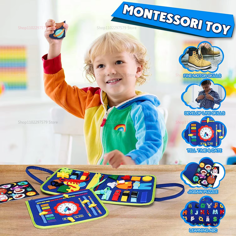 Toddler Busy Board for Montess - Travel Accessories Market review and price