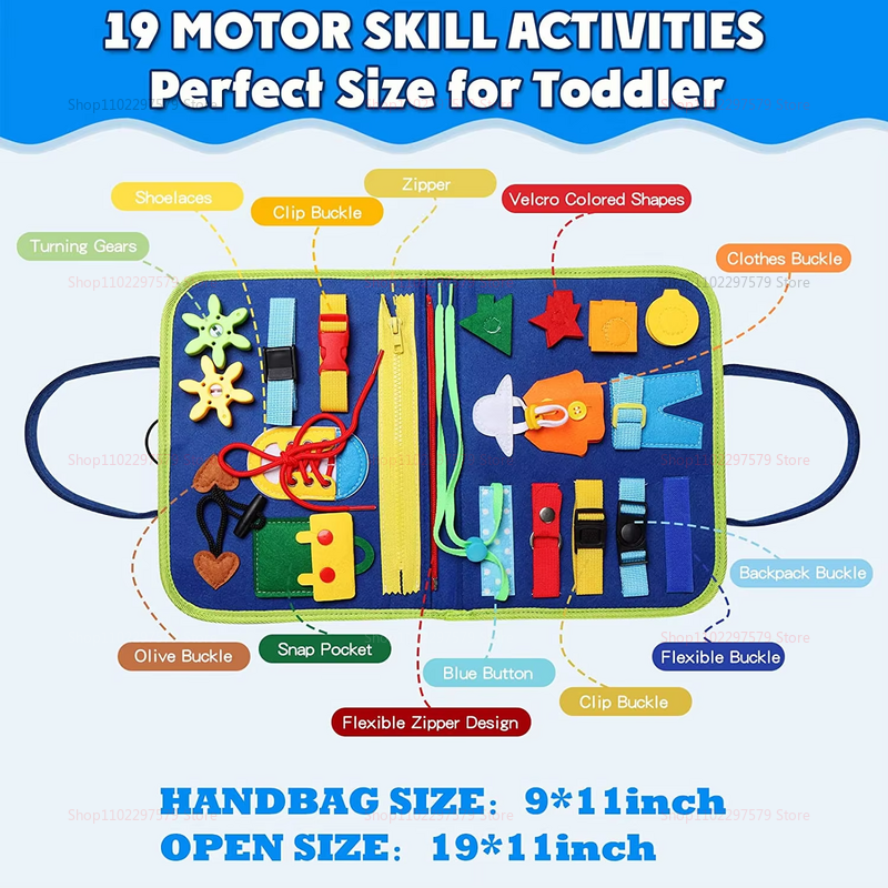 Toddler Busy Board for Montess - Travel Accessories Market review and price